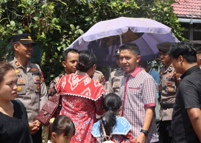 Kapolres HST Pimpin Pengecekan Pengamanan Natal di Beberapa Gereja