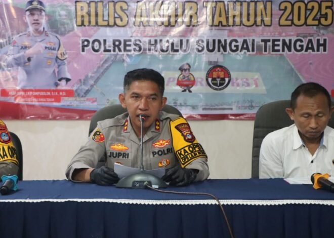 Polres HST Umumkan Hasil Evaluasi Tahun 2025: Ada Penurunan dan Peningkatan Data Kepolisian
