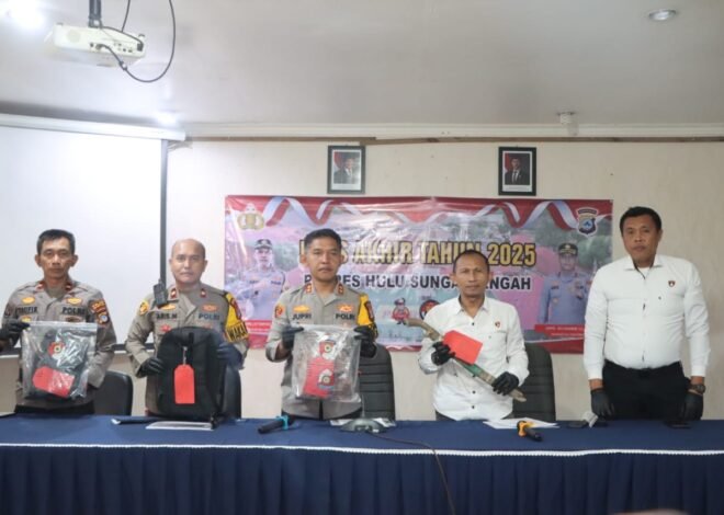 Kasus Berdarah di Barabai dan Pemecatan Polisi Terlibat Narkoba Menjadi Fokus Polres HST