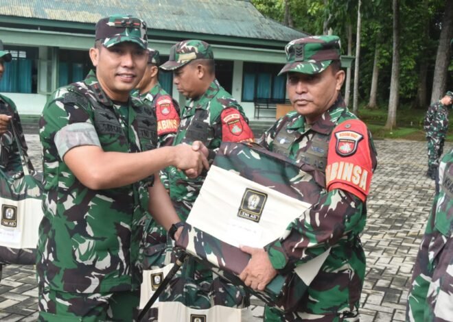 Dandim 1002/HST Salurkan Bantuan Kaporlap KASAD