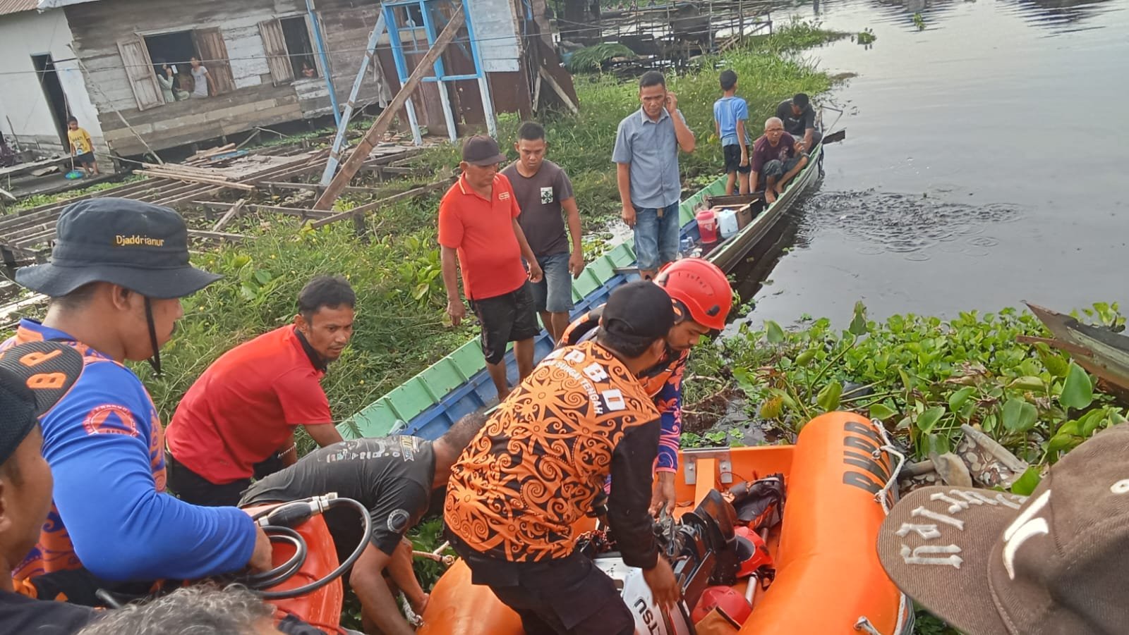 Ibu Rumah Tangga dari Rantau Bujur Ditemukan Tenggelam di Sungai